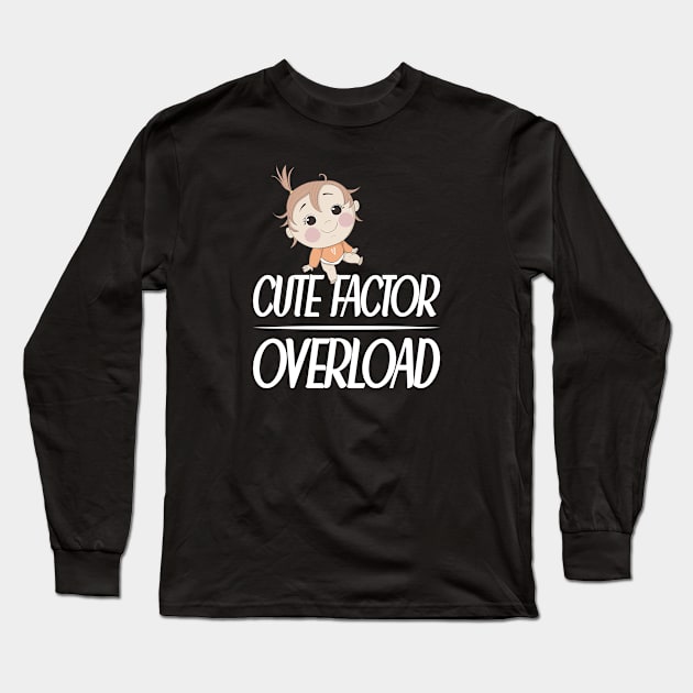 Cute factor overload baby Long Sleeve T-Shirt by artsytee